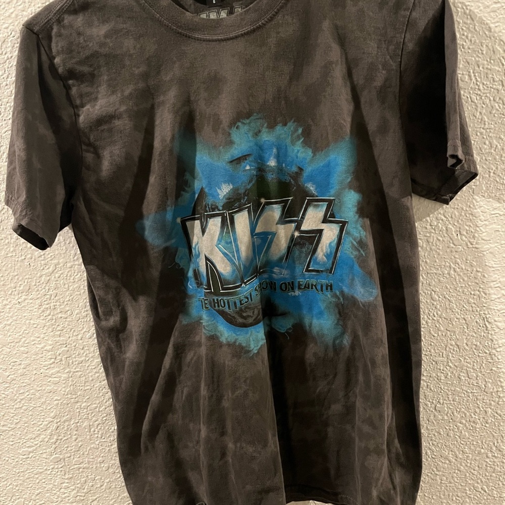 Kiss: Bleached Band Tshirt